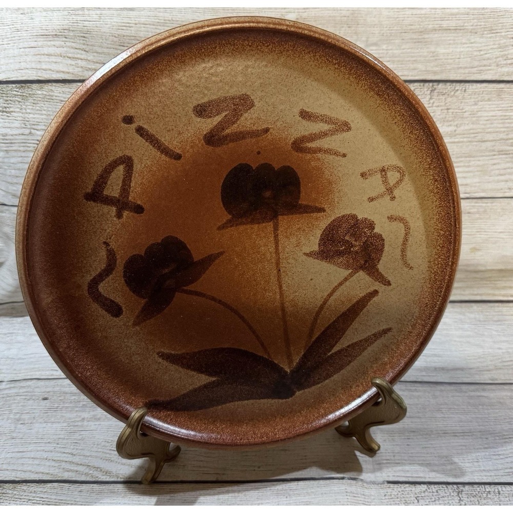 Mamma Ro Pottery 9.78" Pizza Plates Terra Cotta Linea Forno Made in Italy Unique